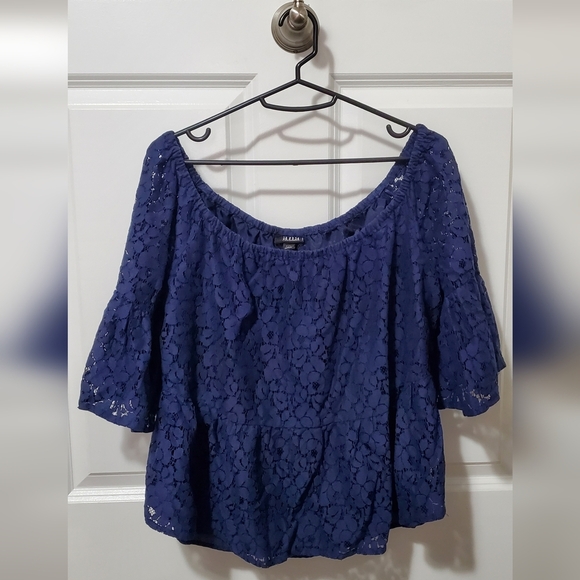 A.N.A Lace Off Shoulder Blouse - Picture 4 of 9